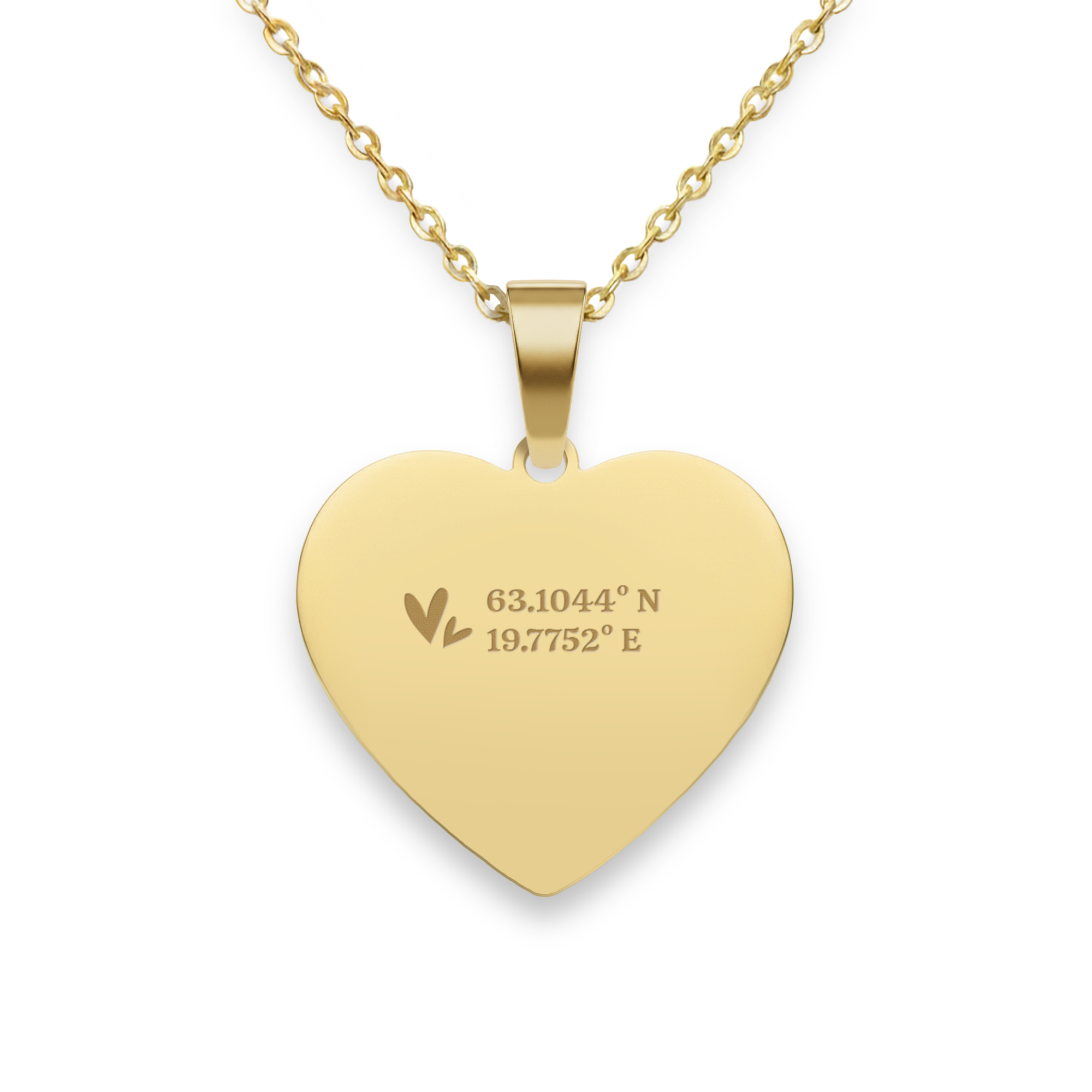 Hartje ketting graveren