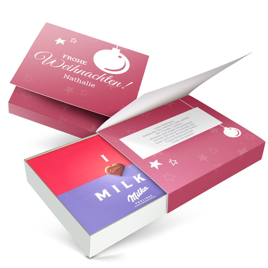 Milka Pralinen personalisieren Weihnachten 220 Gramm  - Onlineshop YourSurprise