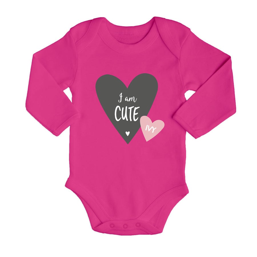 Long sleeve baby romper