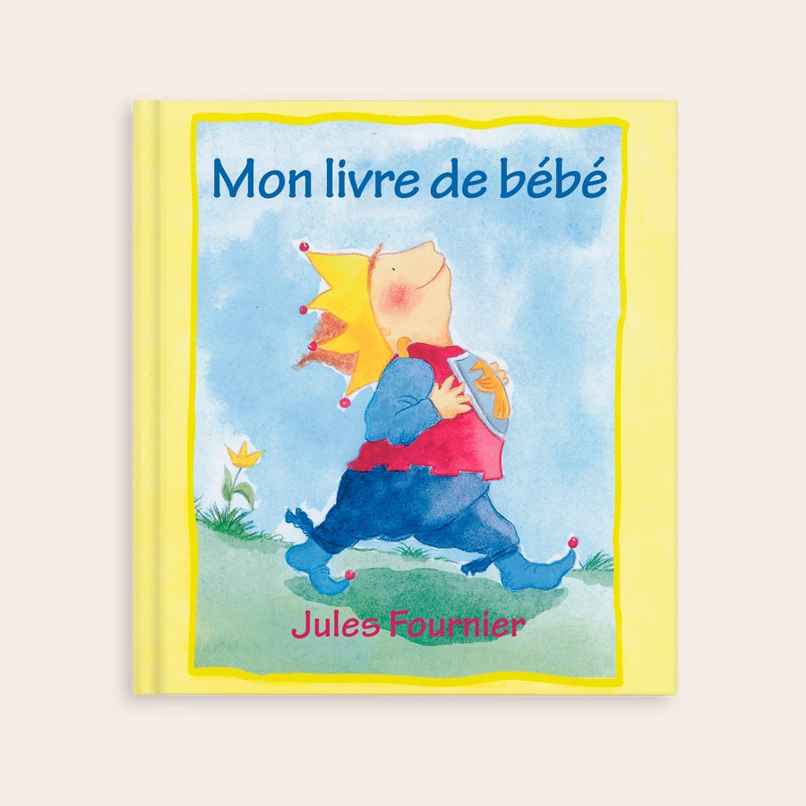 Mon livre de bébé - Livre personnalisé Livre bébé personnalisé Offrez à un bébé son premier rôle principal avec ce livre imprimé Mon livre de bébé.