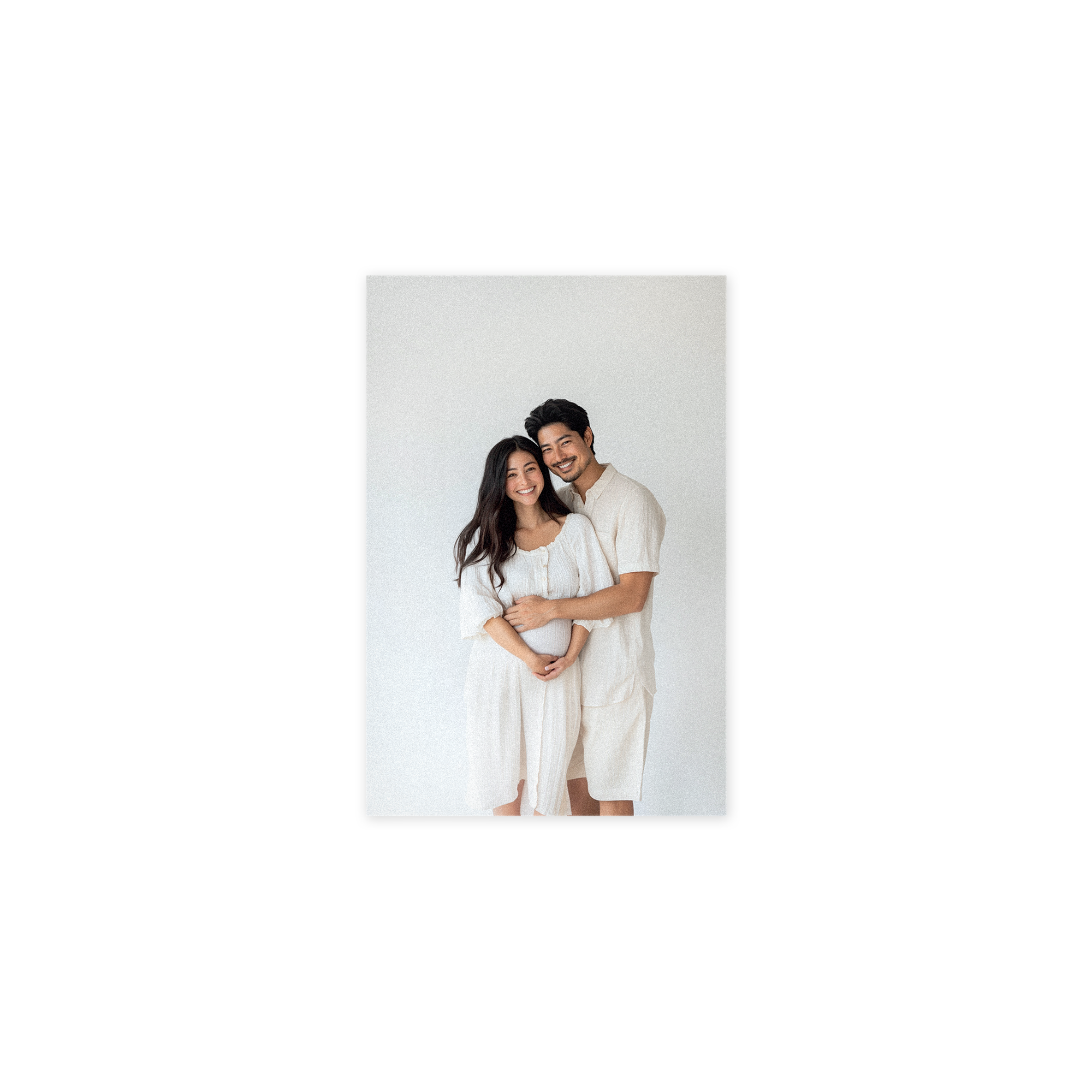 Custom photo printed on forex featuring a smiling couple. This personalized photo on forex makes a wonderful gift.