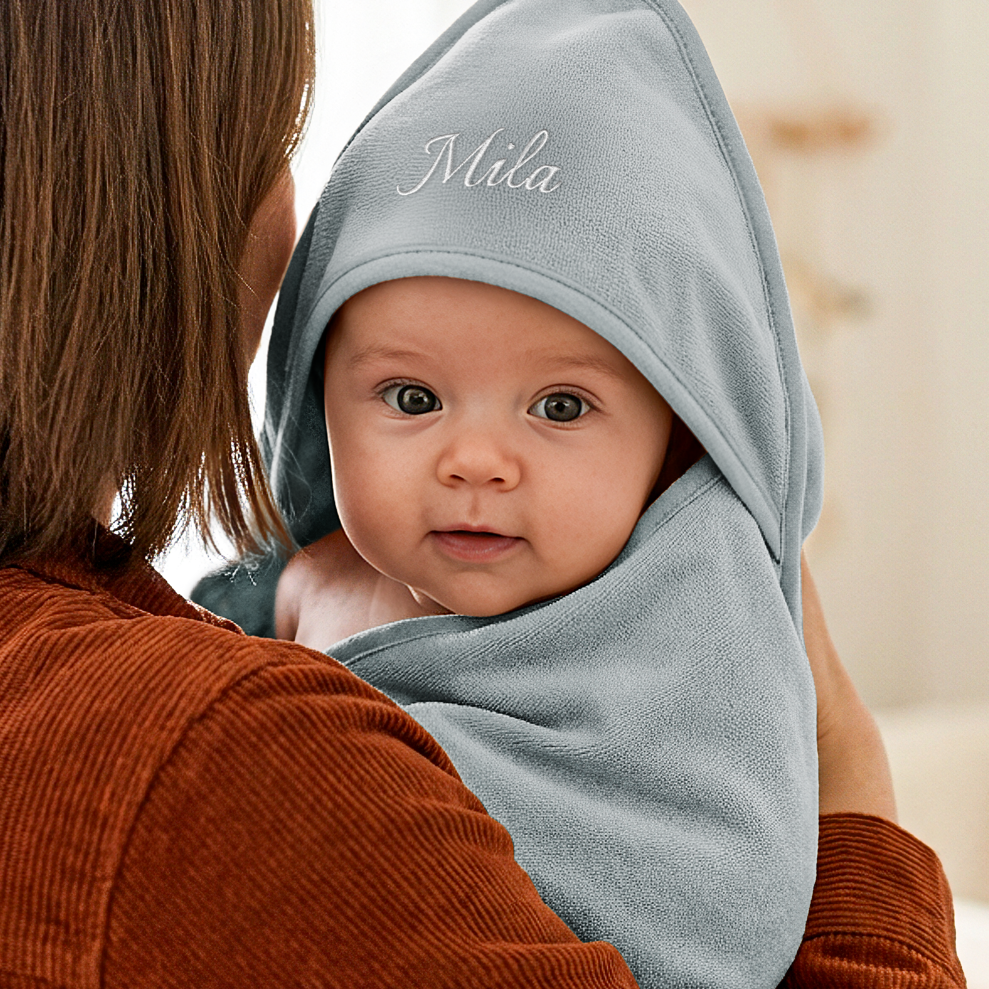 Cape de bain bébé personnalisé