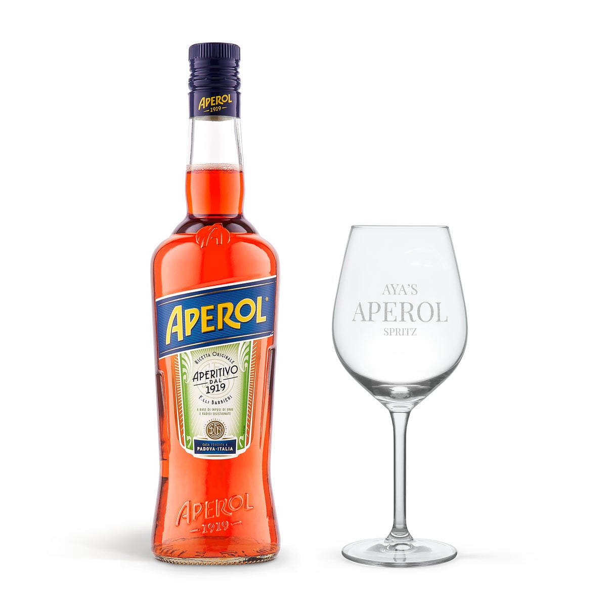 Aperol Spritz gave med glas