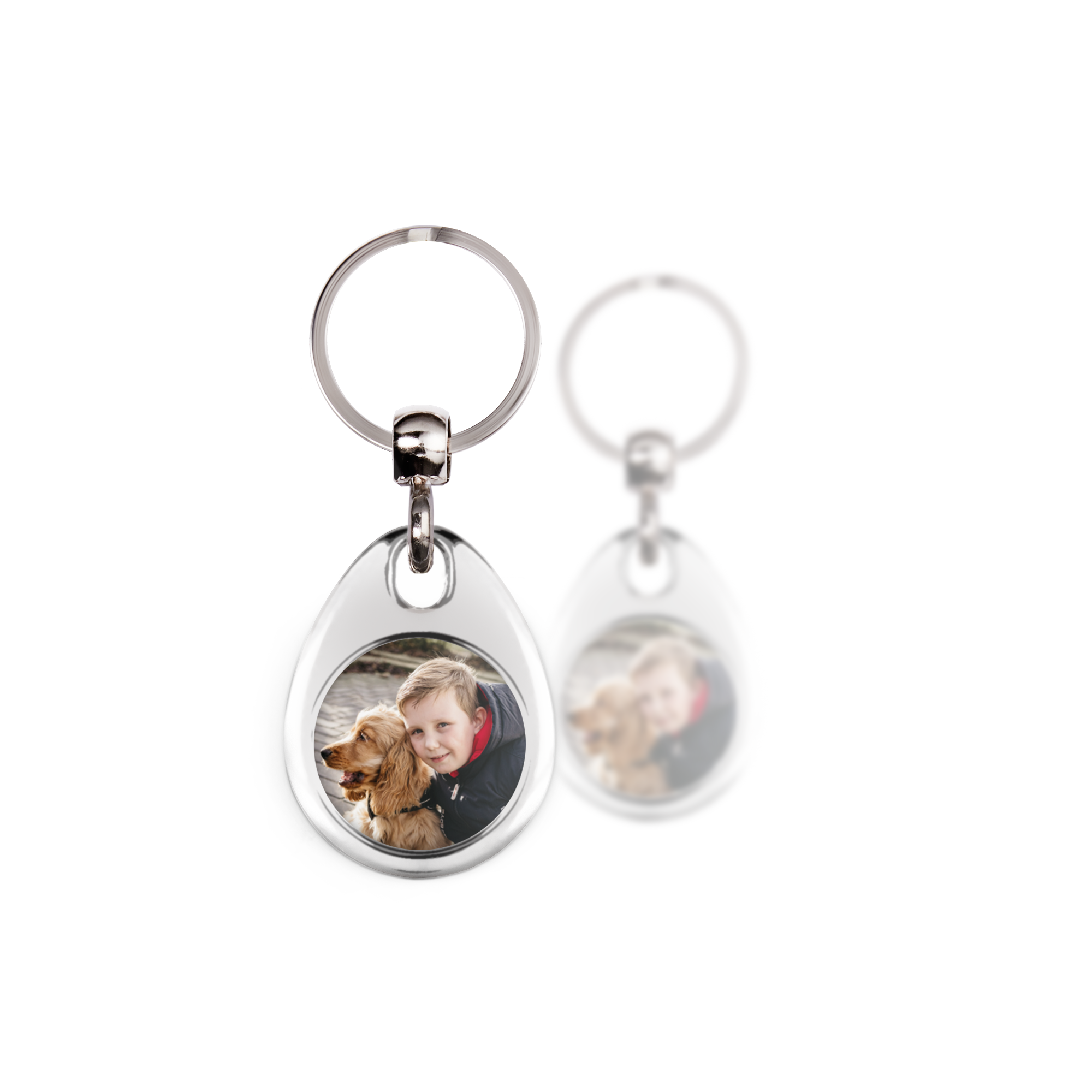 Personalised key ring - Stainless steel