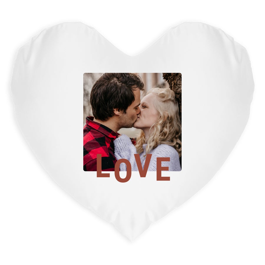 Personalised heart cushion deals