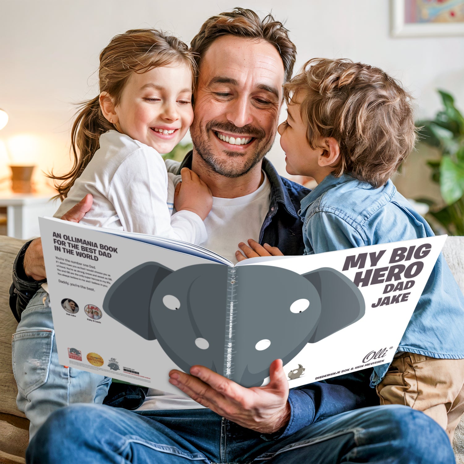 Personalised book - World's Best Dad - XL - Hardcover