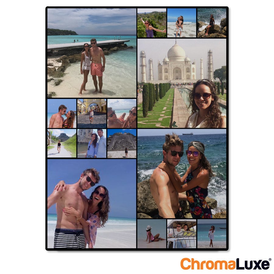 Collage di foto Instagram Collage fotografico Instagram personalizzato su alluminio con le tue foto e momenti speciali