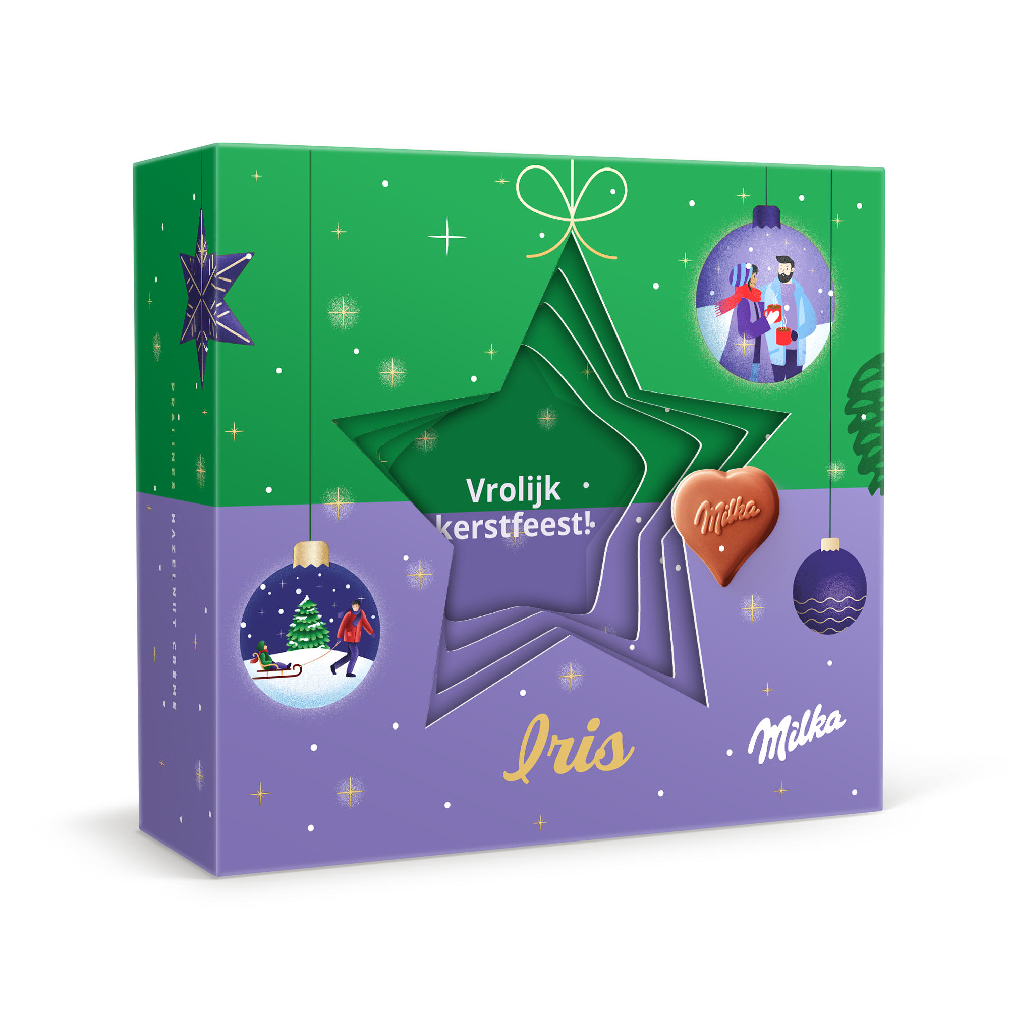 Milka 3D giftbox - Kerstmis