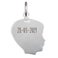 Engraved silver charm - Child's head - Boy
