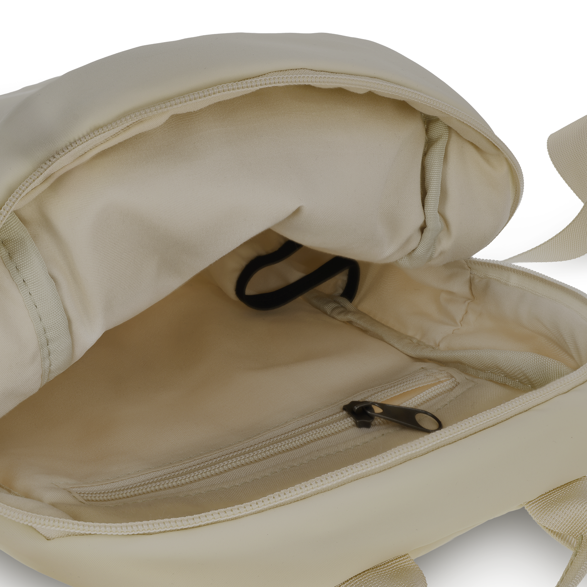 Puffer-rugzak kinderen in taupe, te personaliseren.