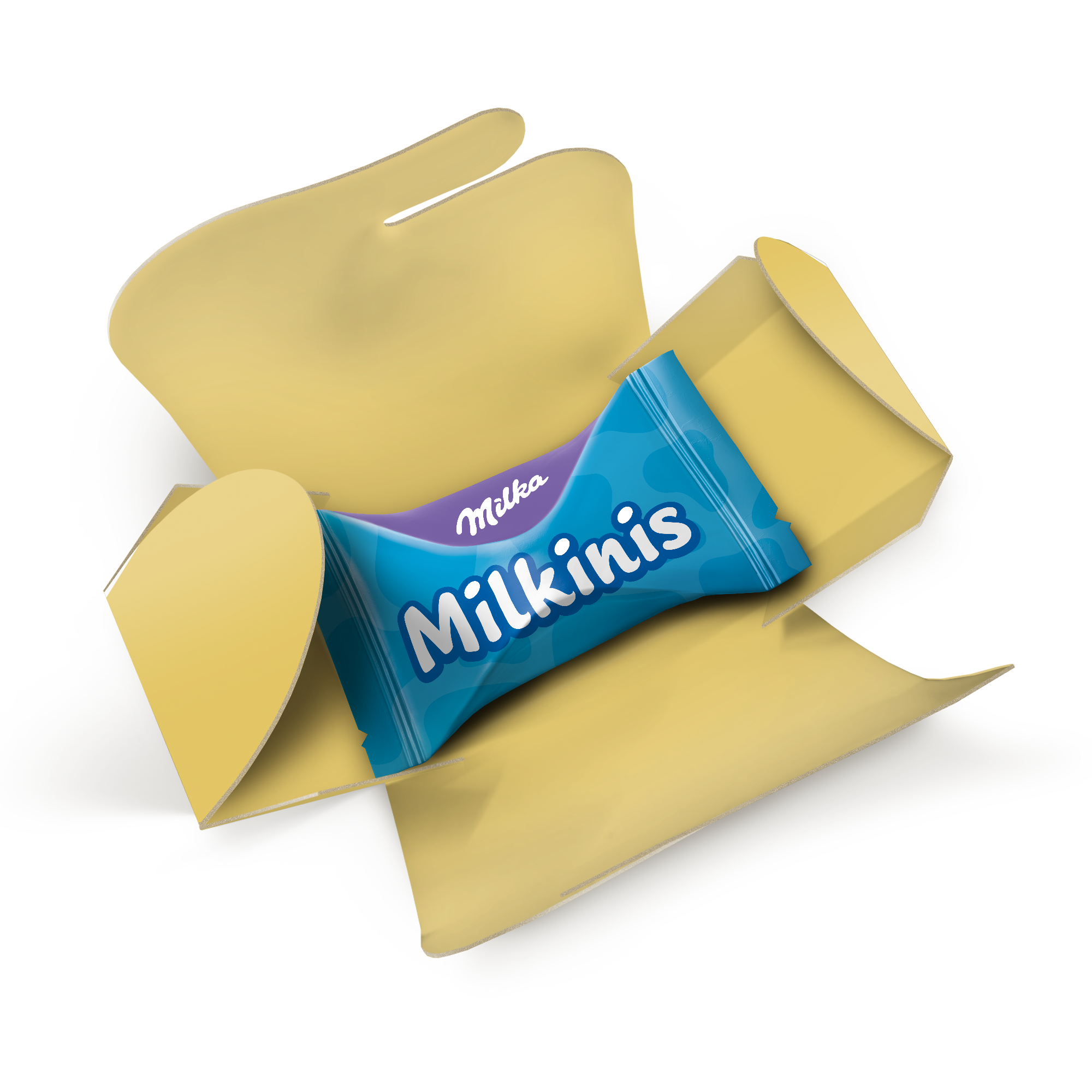 Scatolina di cioccolatini Milka Milkini personalizzabile con il tuo design per Progetta i tuoi momenti di dolcezza con i preferiti di Milka all'interno