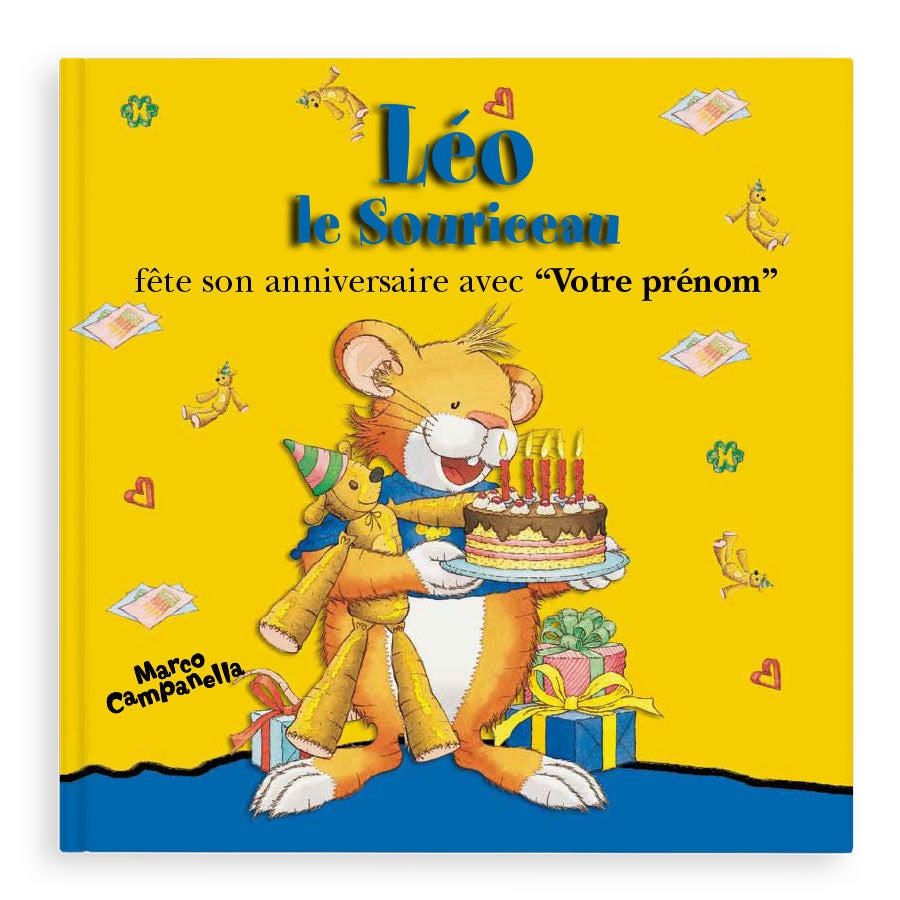 Livre personnalisé - Léo le Souriceau (Couverture rigide)