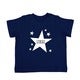 Baby T-Shirt - Kurzarm - Dunkelbau - 50/56