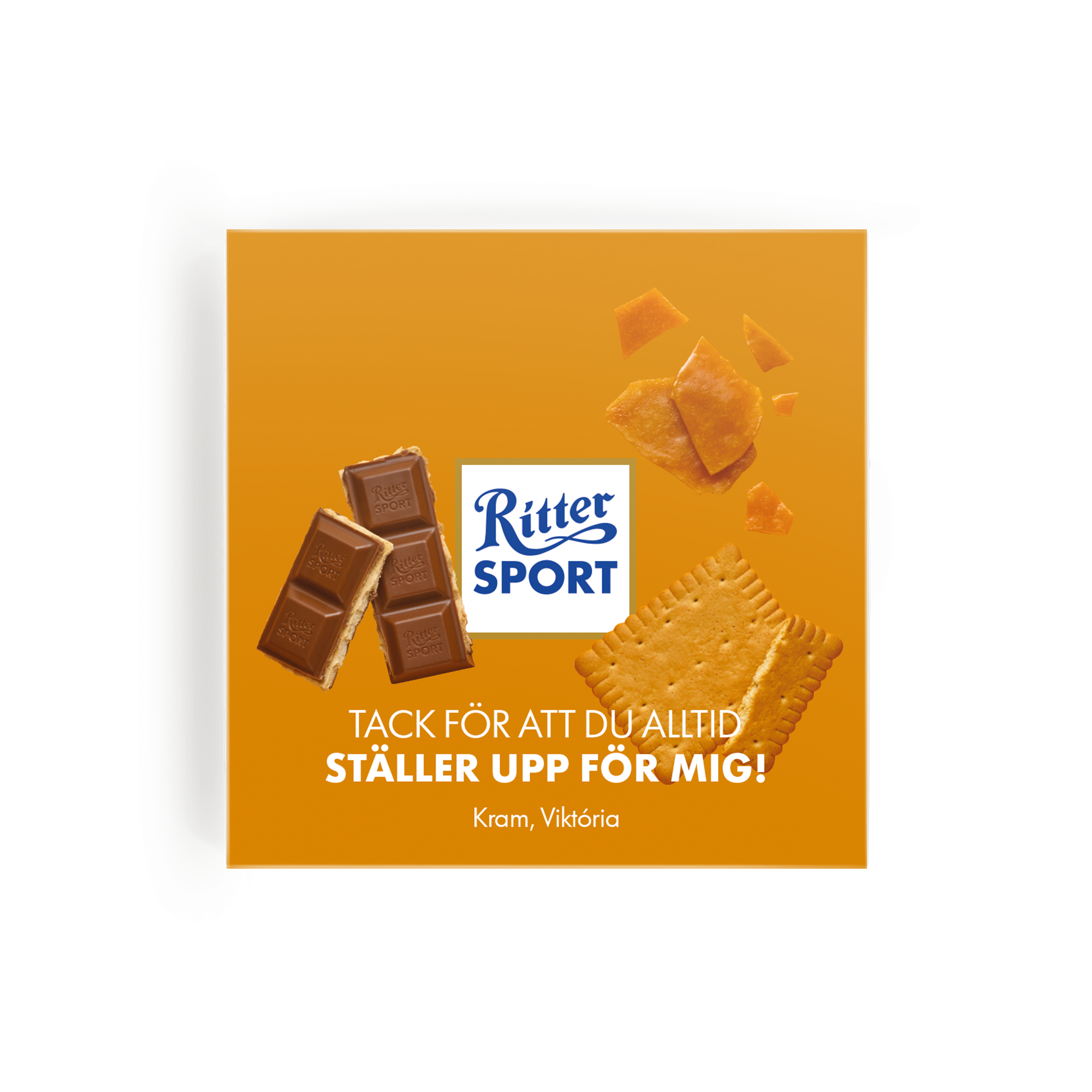 Personaliserad Ritter Sport choklad
