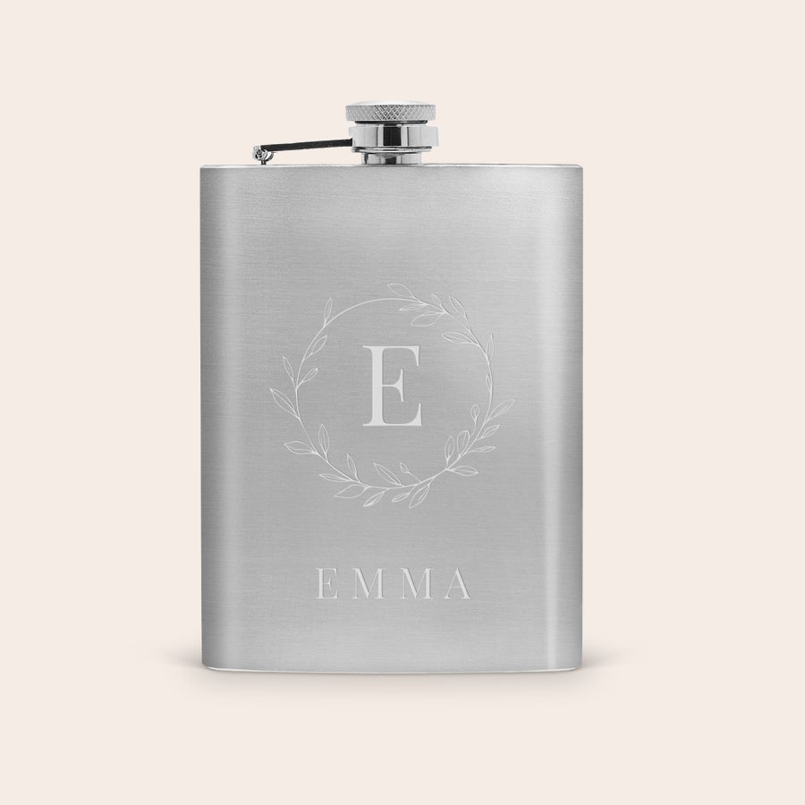 Flacon de poche gravé Flacon de poche gravé