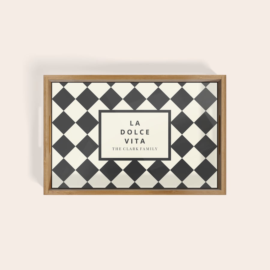 Personalised serving tray Personalised serving tray