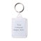 Acyrlic photo keychain - double-sided (set of 100)