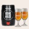 Personalised home beer brewing kit including glasses Personalised home beer brewing kit including glasses