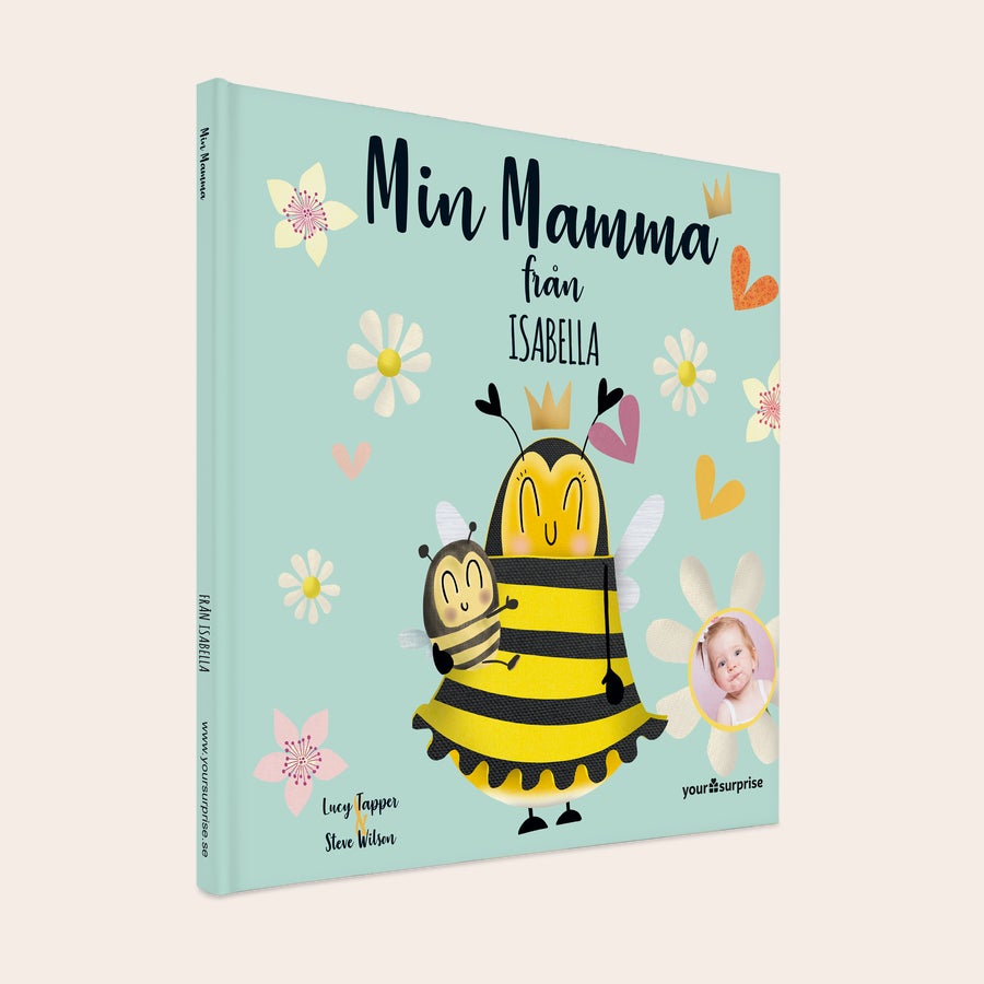 Personlig bok - Vår mamma Personlig barnbok Min Mamma från Isabella med bild på barnet, tryckt för att visa din mamma hur mycket du tycker om henne.