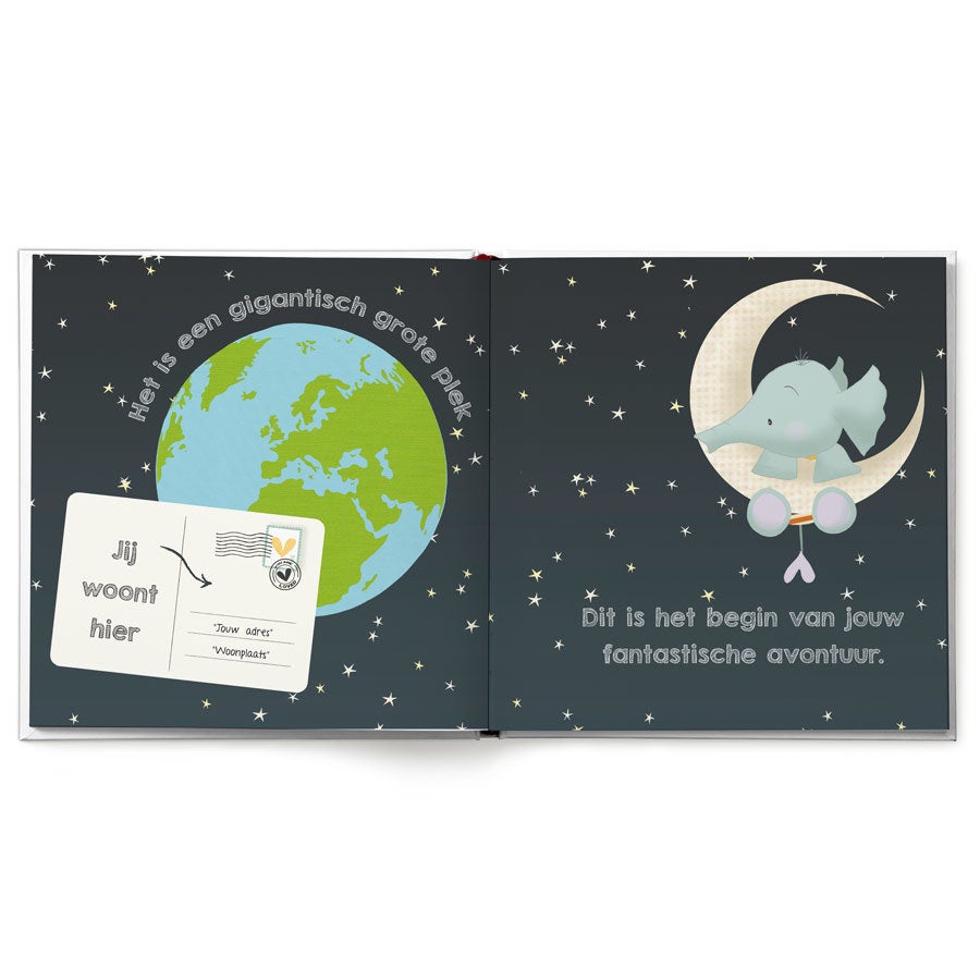 Babyboek met naam - Welkom op de wereld