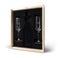 Cutie de șampanie din lemn - cu flauturi gravate