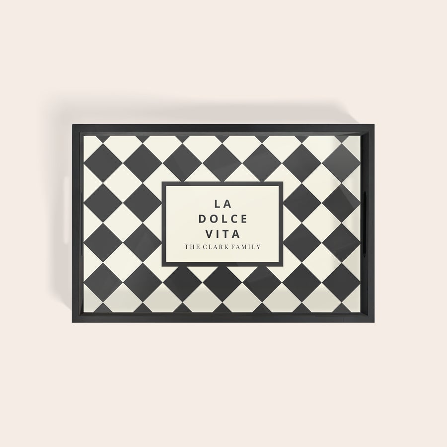 Personalised serving tray Personalised serving tray