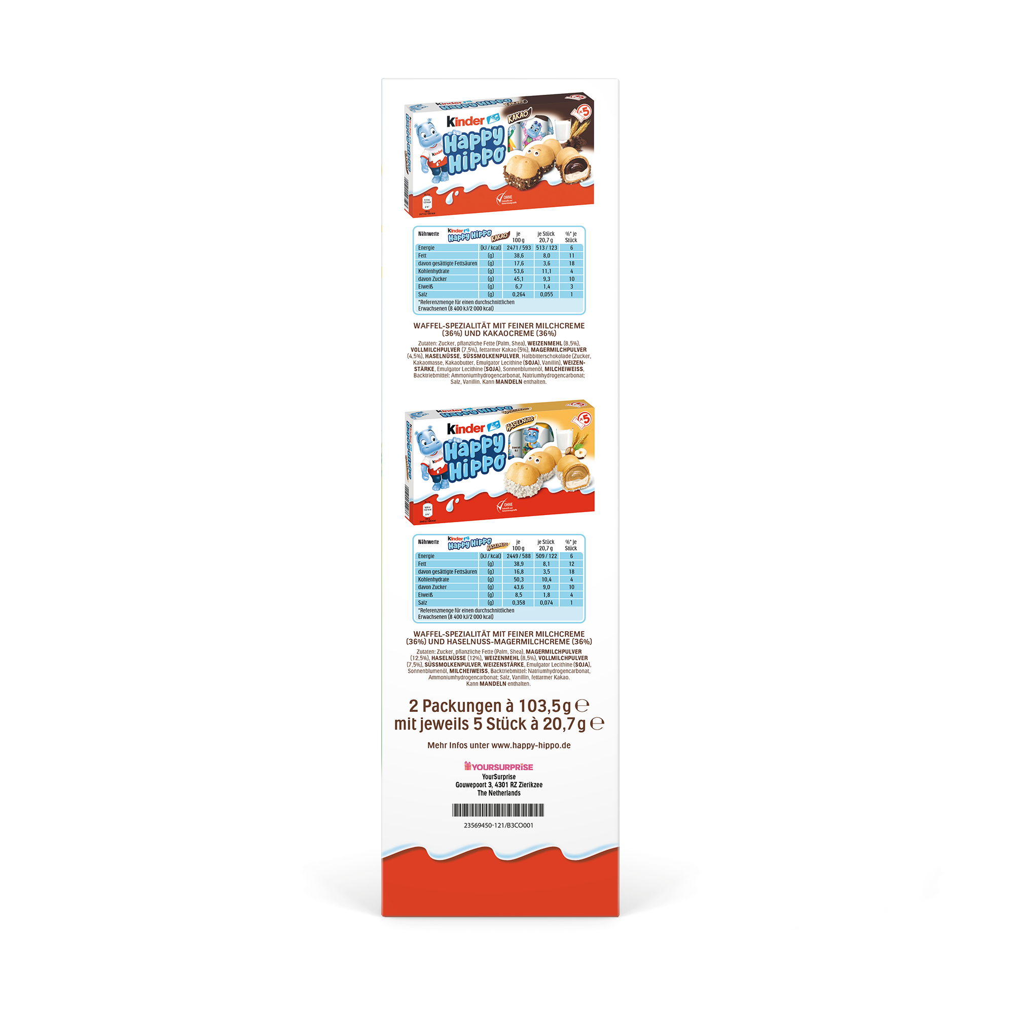 kinder Happy Hippo Geschenk