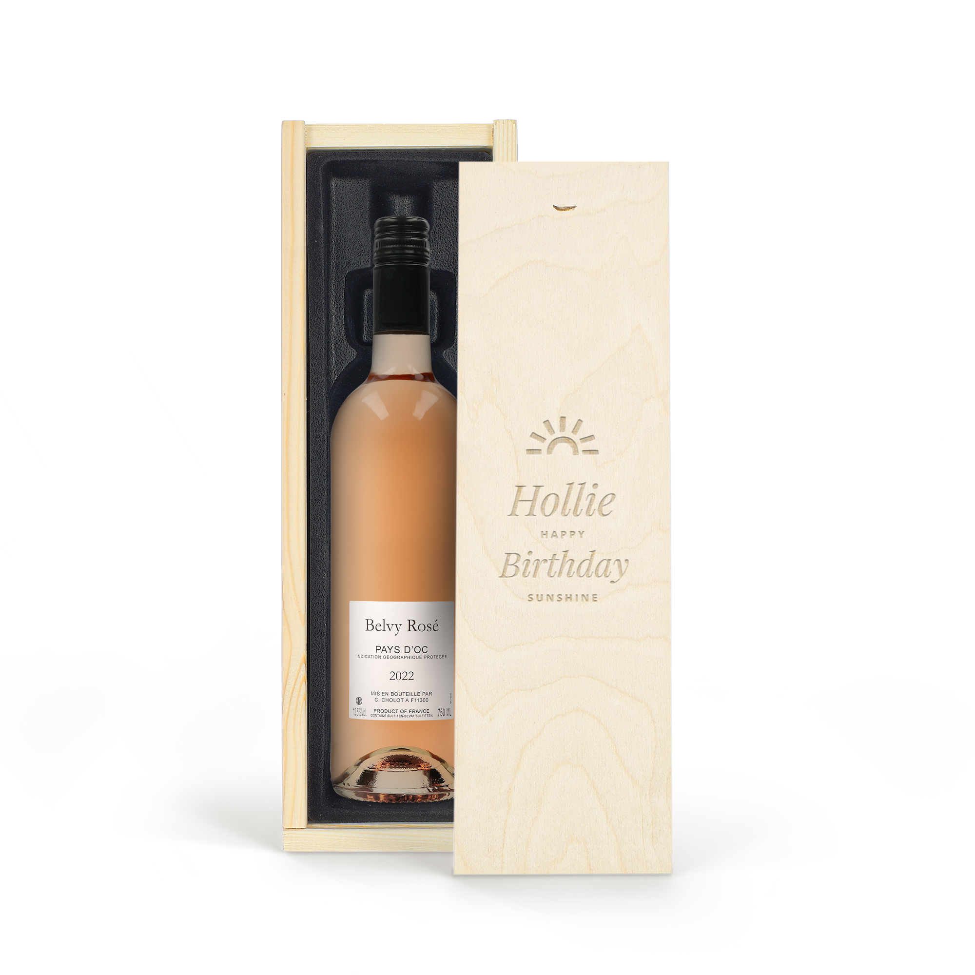Personalizované víno - Belvy Rose