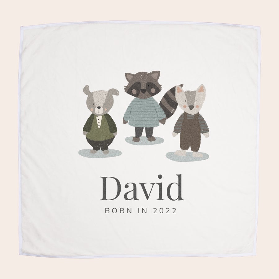 Personalised baby blanket Personalised baby blanket