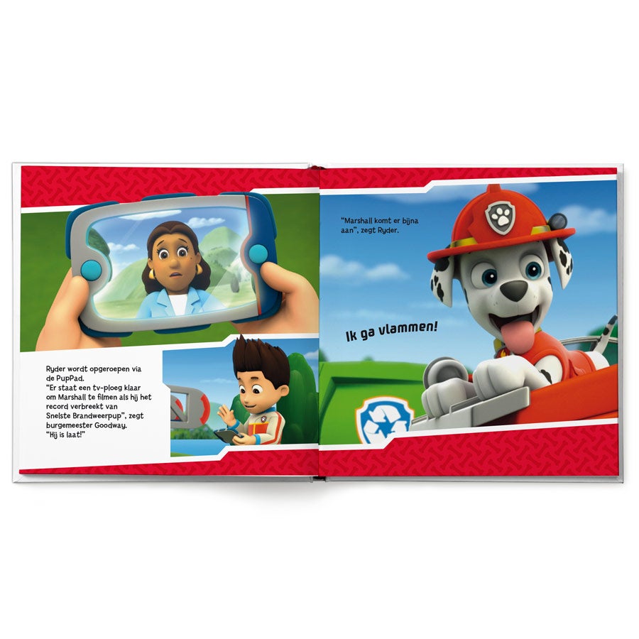 Paw Patrol 'De Snelste Brandweerpup' personaliseren