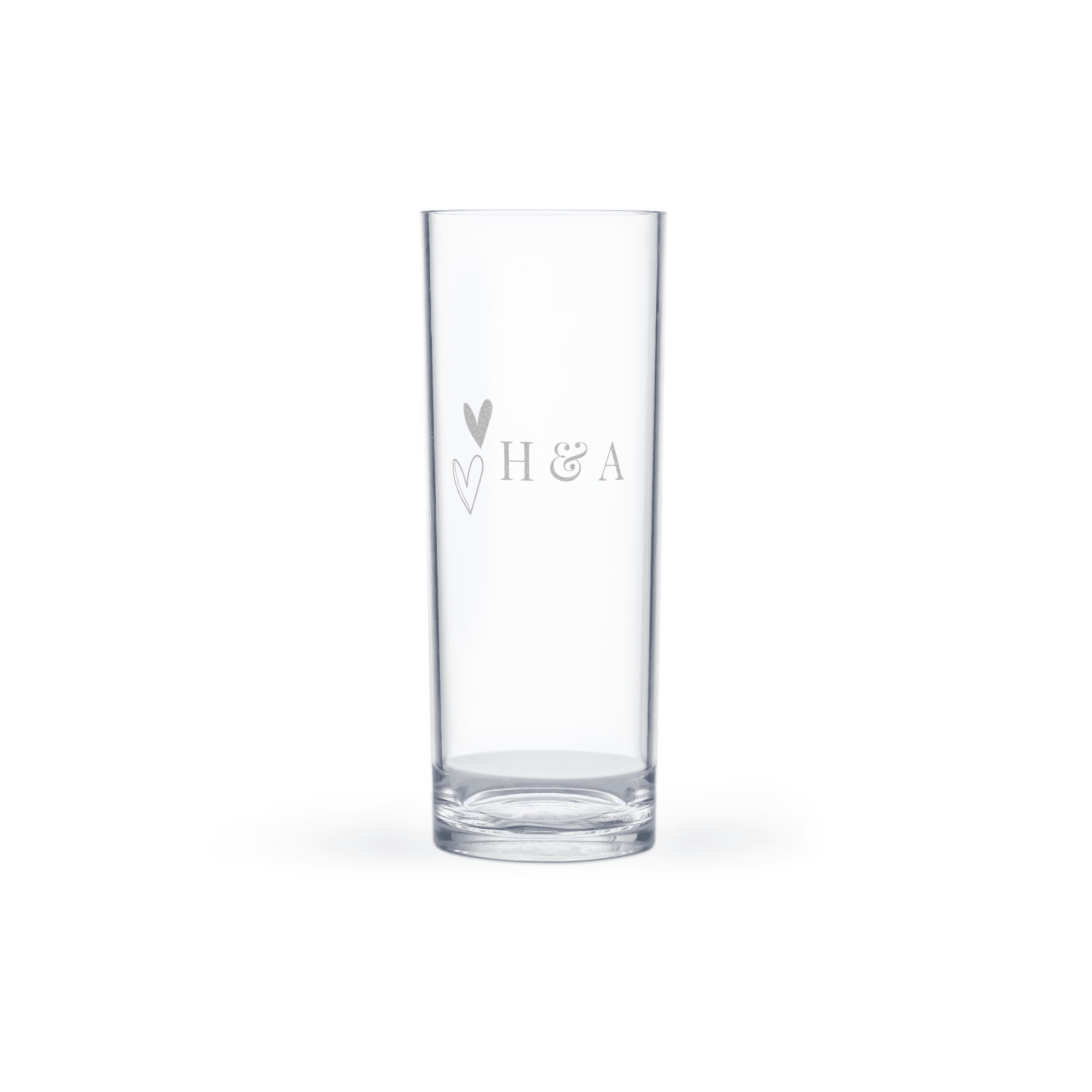 Personalised plastic highball glass - Engraved