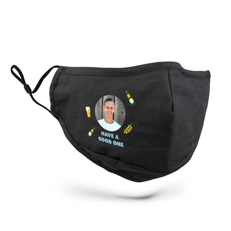 Personlig ansigtsmaske (ikke-medicinsk) - sort