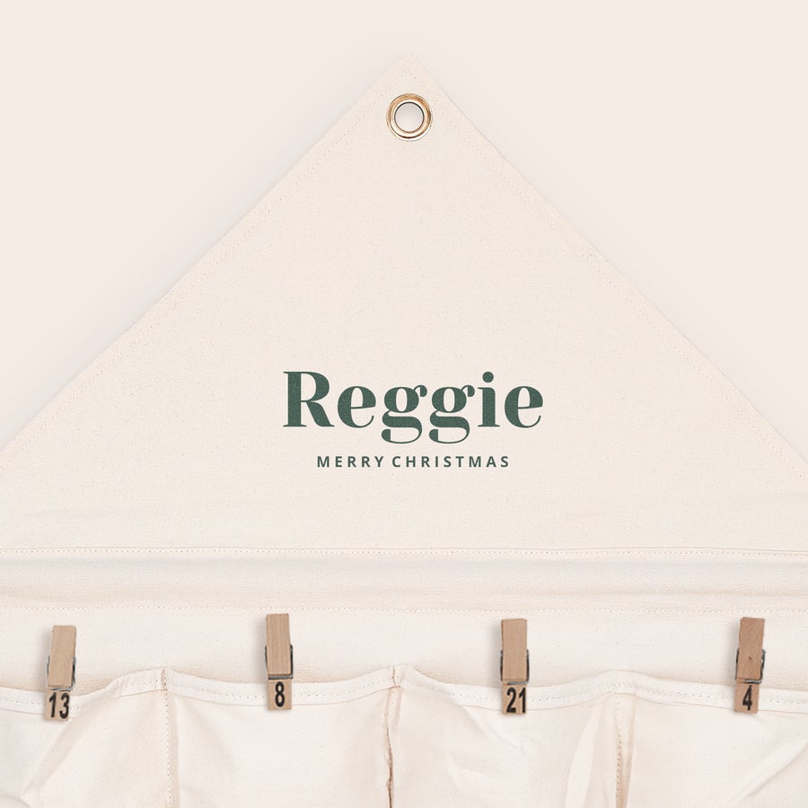 Fabric Pocket Advent Calendar Fabric Pocket Advent Calendar