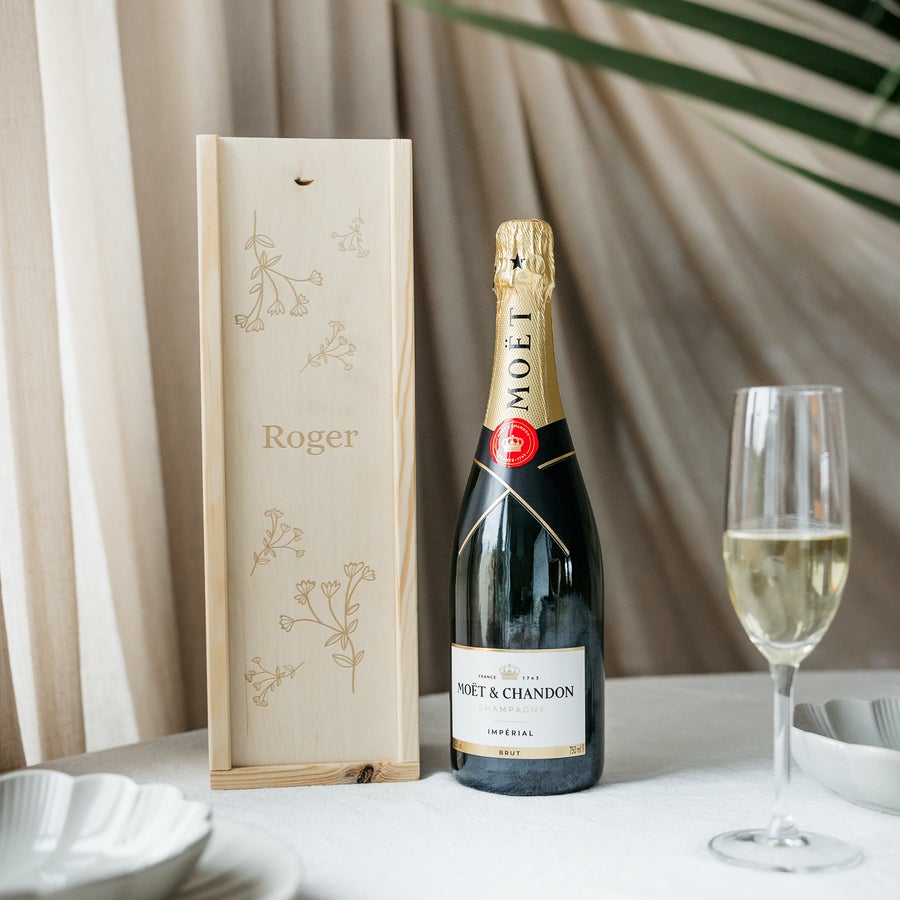 Champagne med egen låda - Moet et Chandon Brut