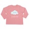 Tricou personalizat pentru bebeluși - Mânecă lungă - Roz - 50/56