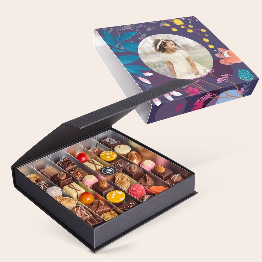 Personalised Deluxe Chocolate Gift Box Personalised Deluxe Chocolate Gift Box