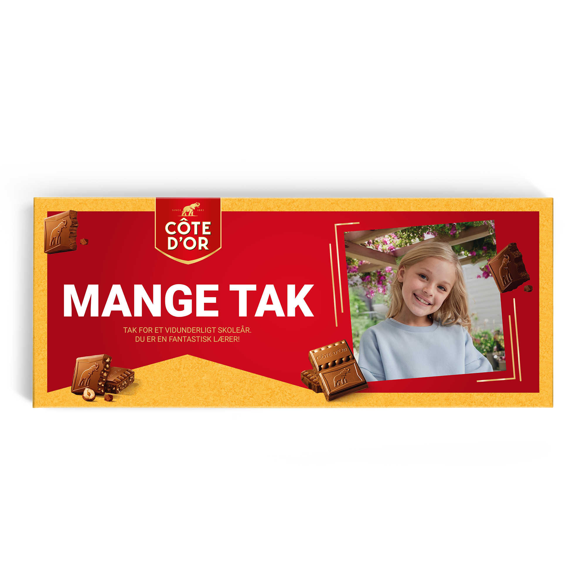 Personlig Mega Côte d'or med navn og billede