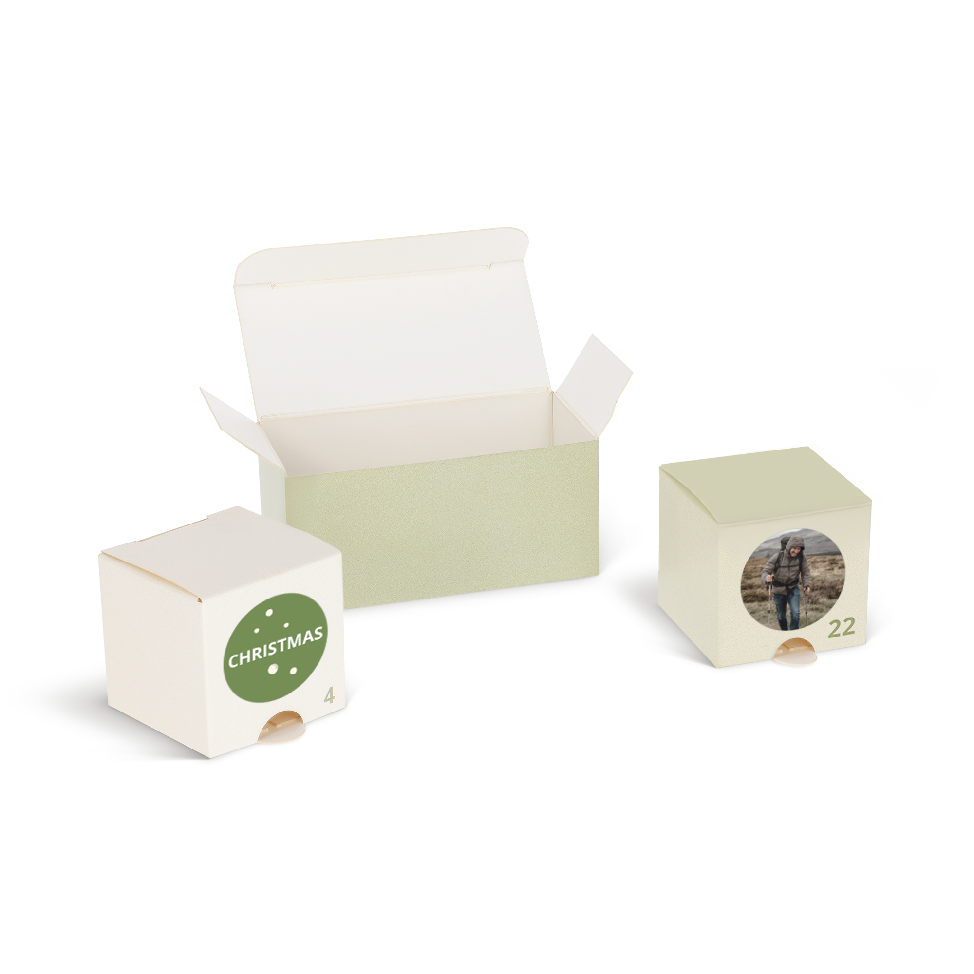 Calendar de Advent personalizat DIY - S - 19 x 22 x 4,1 cm