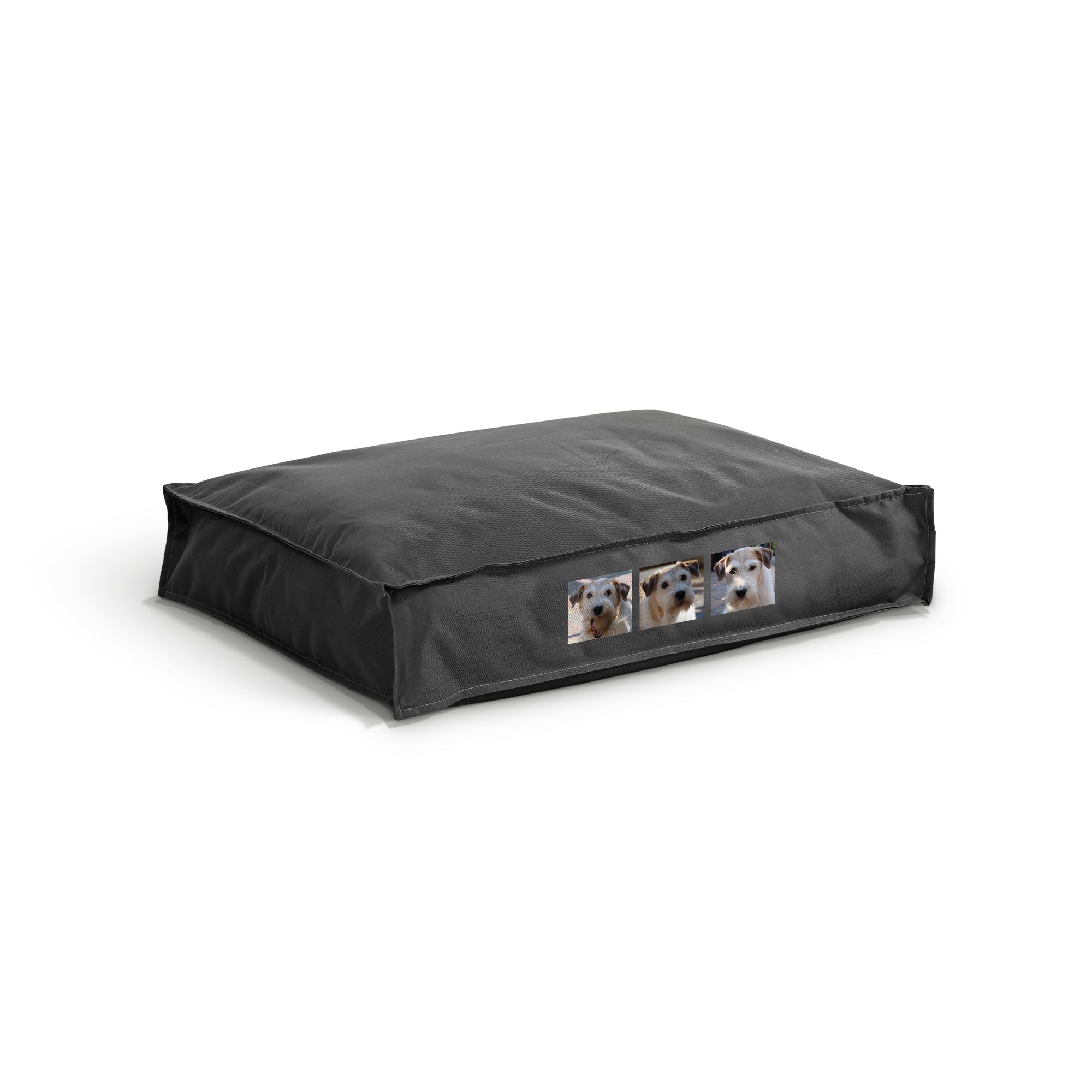 Personalised dog bed - Black - Medium