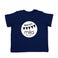 Baby shirt bedrukken - Korte mouw - Navy - 62/68