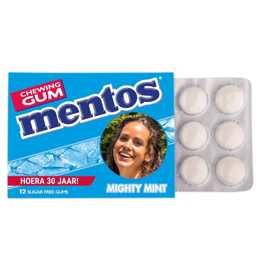 Mentos kauwgompakjes bedrukken - 512 stuks