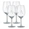 Rood wijnglas - set van 4