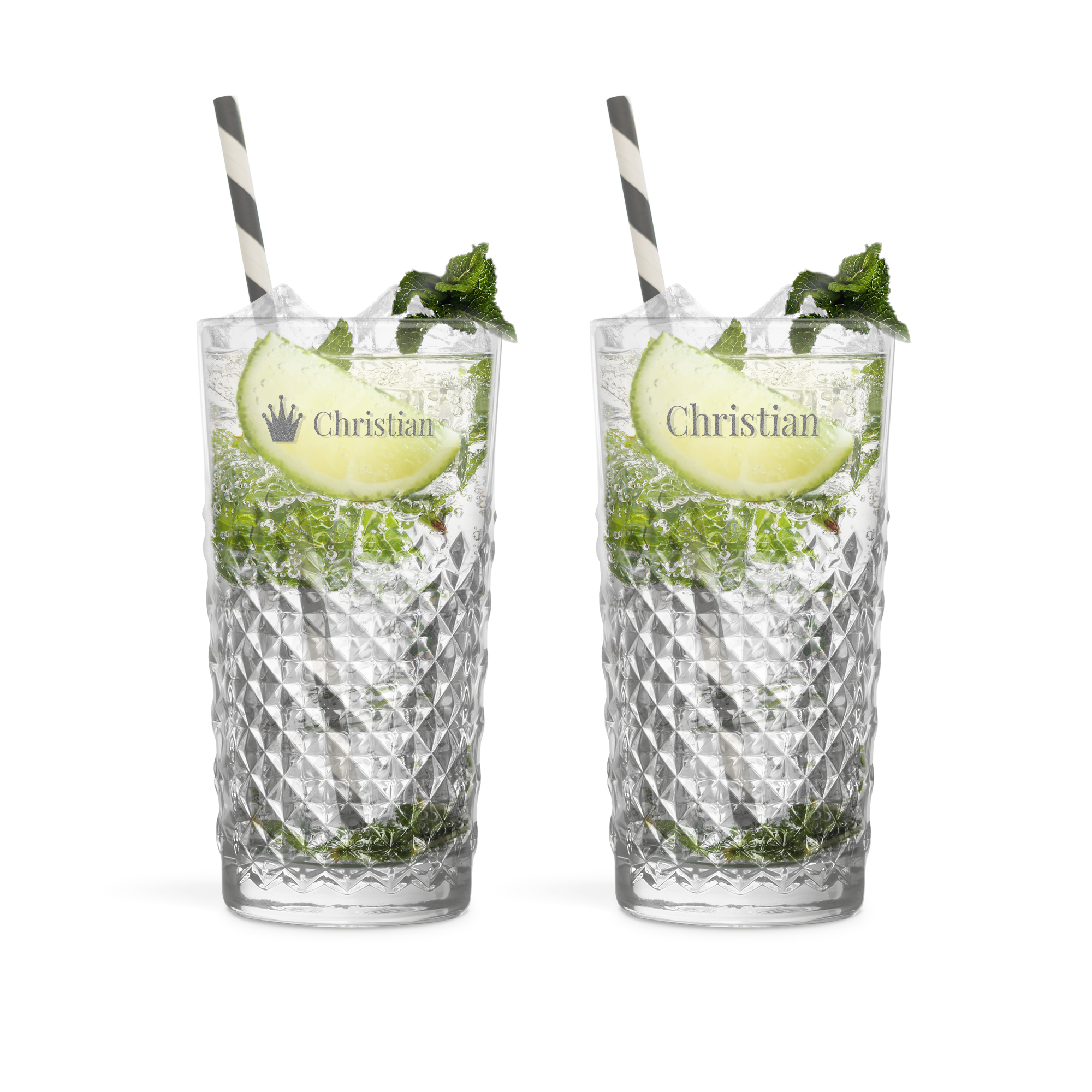 Personalised engraved cocktail glass Mojito YourSurprise