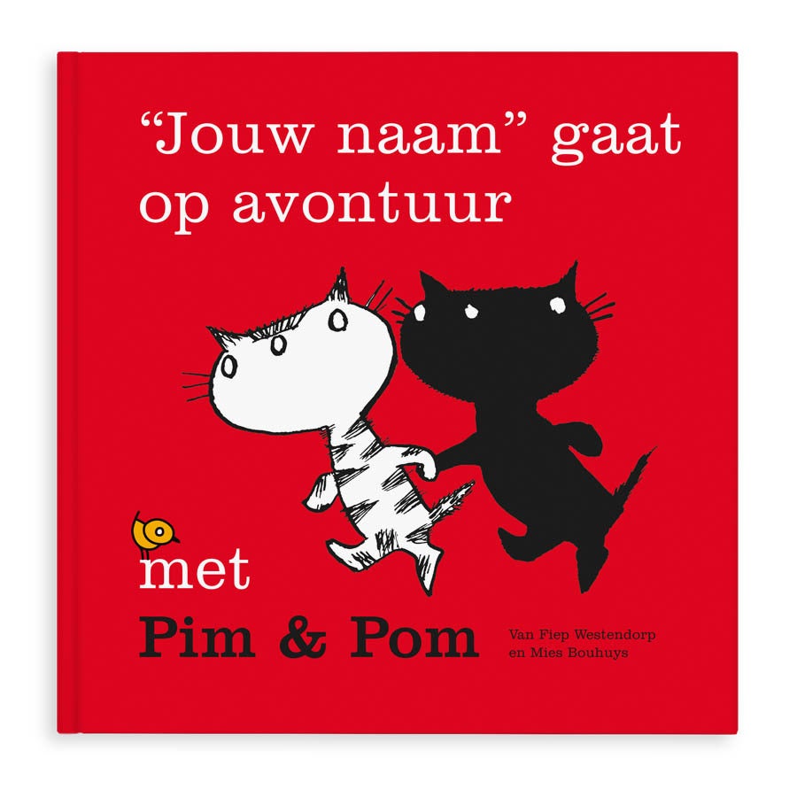 Boek met naam en foto - Op avontuur met Pim & Pom - Hardcover