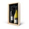 Wine in personalised wooden case - Maison de la Surprise - Merlot & Chardonnay
