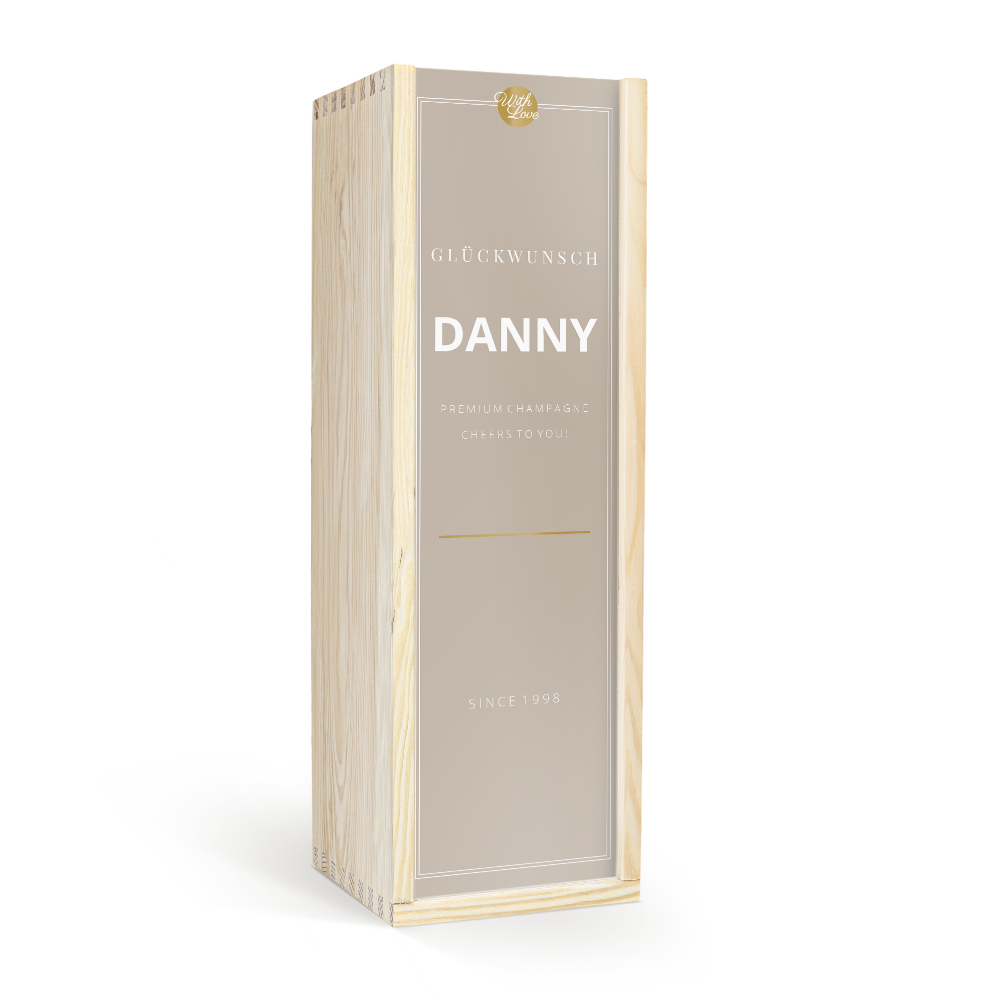 Moet et Chandon Brut - personalisierte Kiste