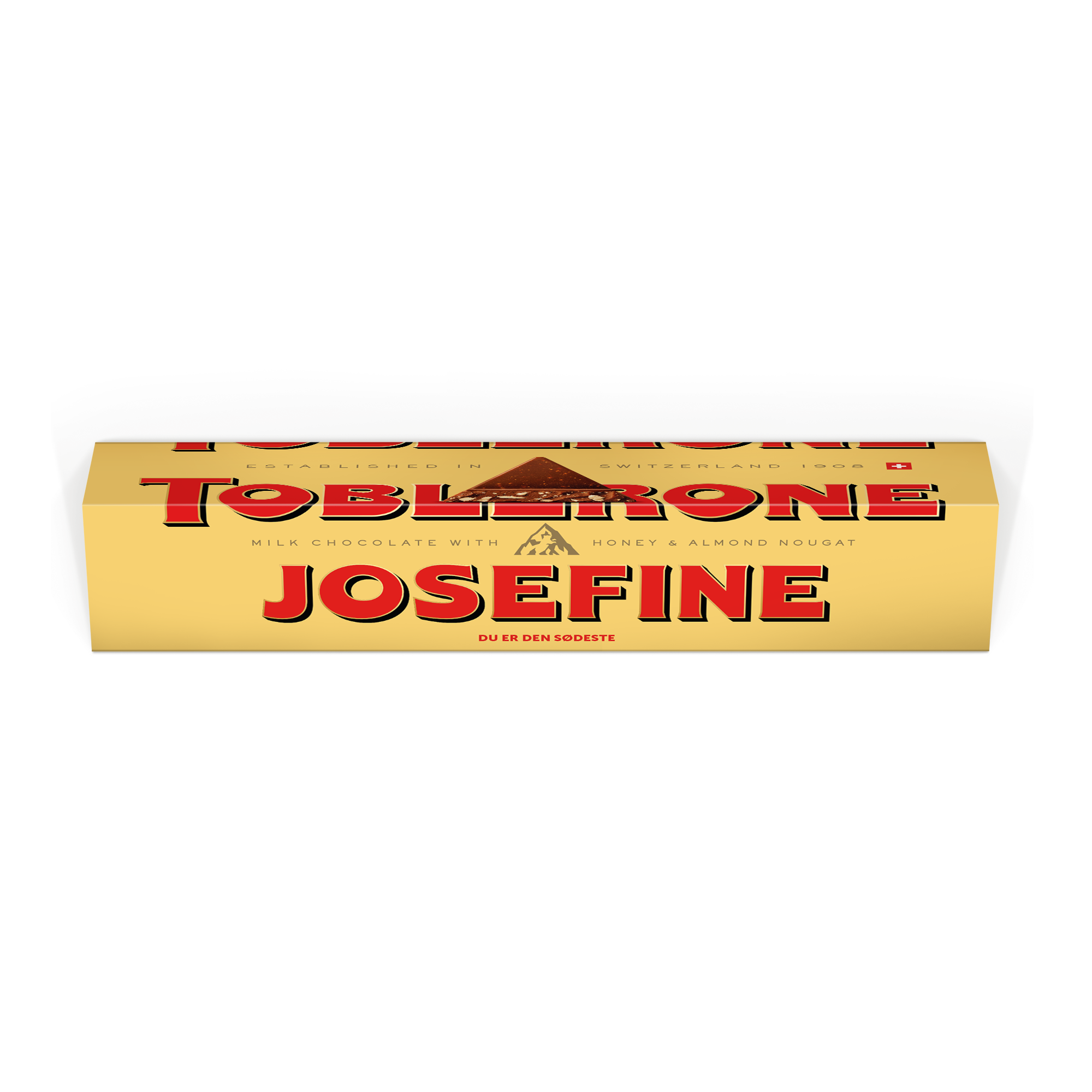 Toblerone med navn