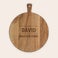 Engraved wooden serving platter Engraved wooden serving platter
