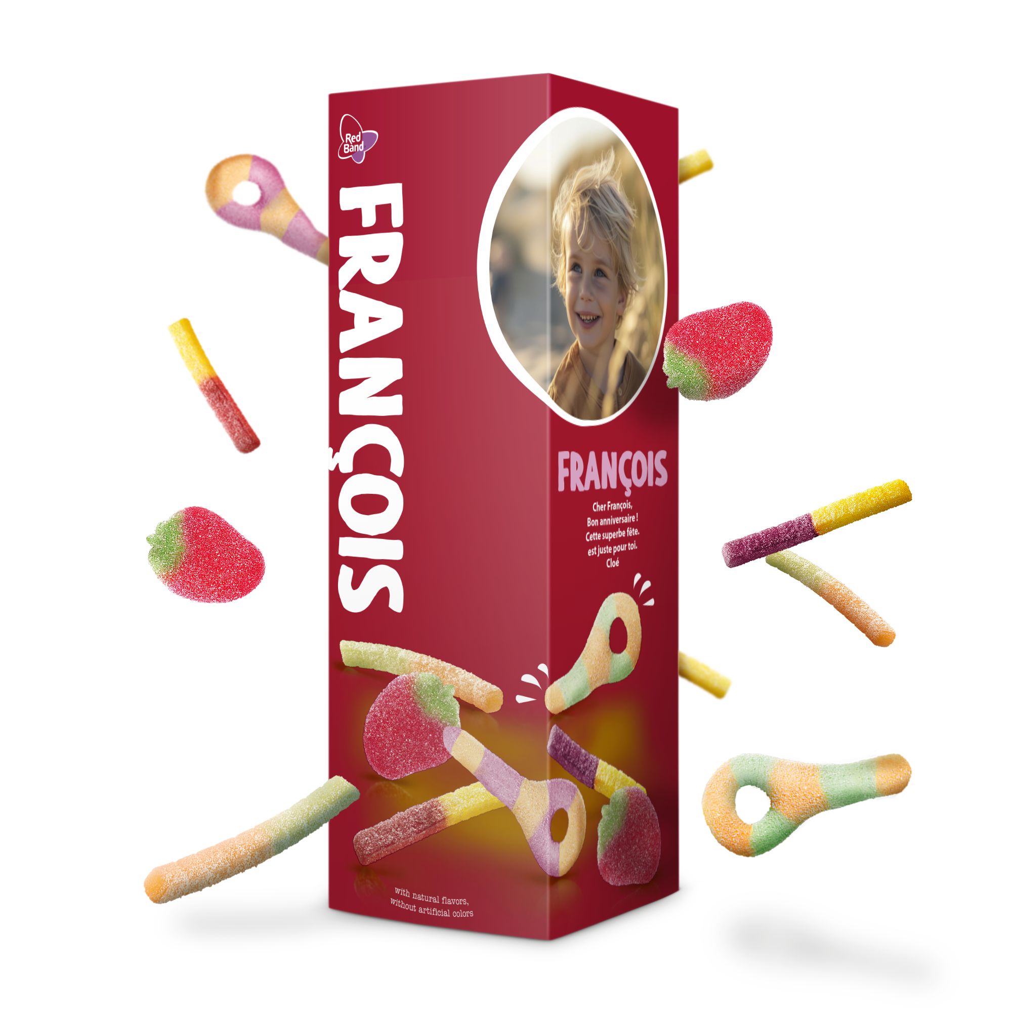 Coffret cadeau Red Band personnalisé