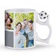 Tasse mit Foto - Fußball
